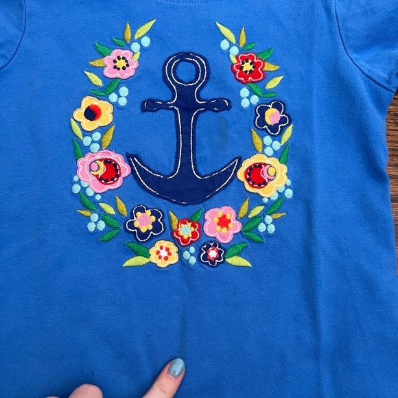 Hanna Andersson Anchor Nautical Summer Tee 4 - Picture 3 of 4